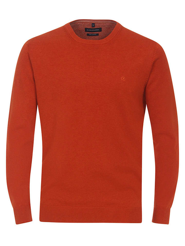 CASAMODA Sweter w kolorze pomarańczowym rozmiar: XXL