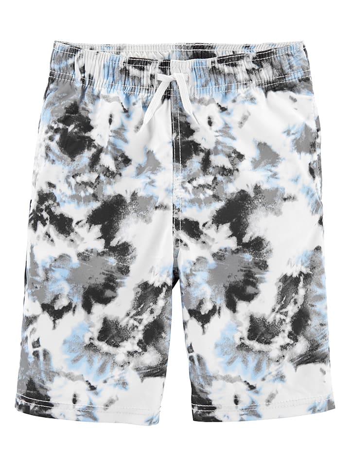 OshKosh Bermudy dresowe w kolorze szaro-białym rozmiar: 110