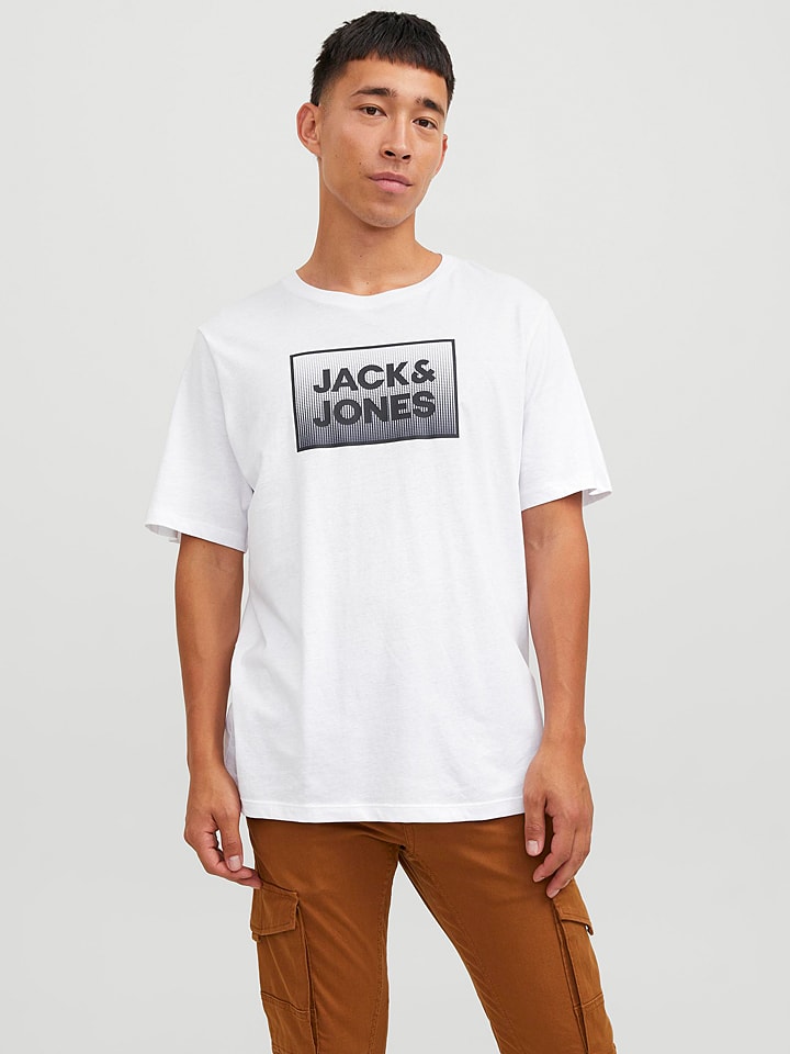 Jack & Jones Koszulka w kolorze białym rozmiar: XXL