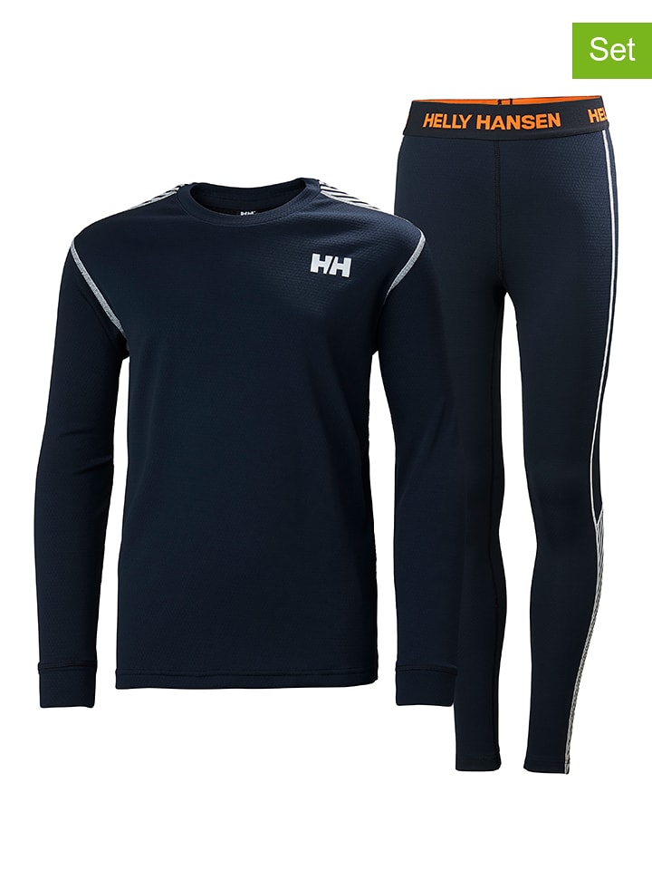 Helly Hansen 2-częściowy zestaw bielizny funkcyjnej "Lifa Active" w kolorze granatowym rozmiar: 164