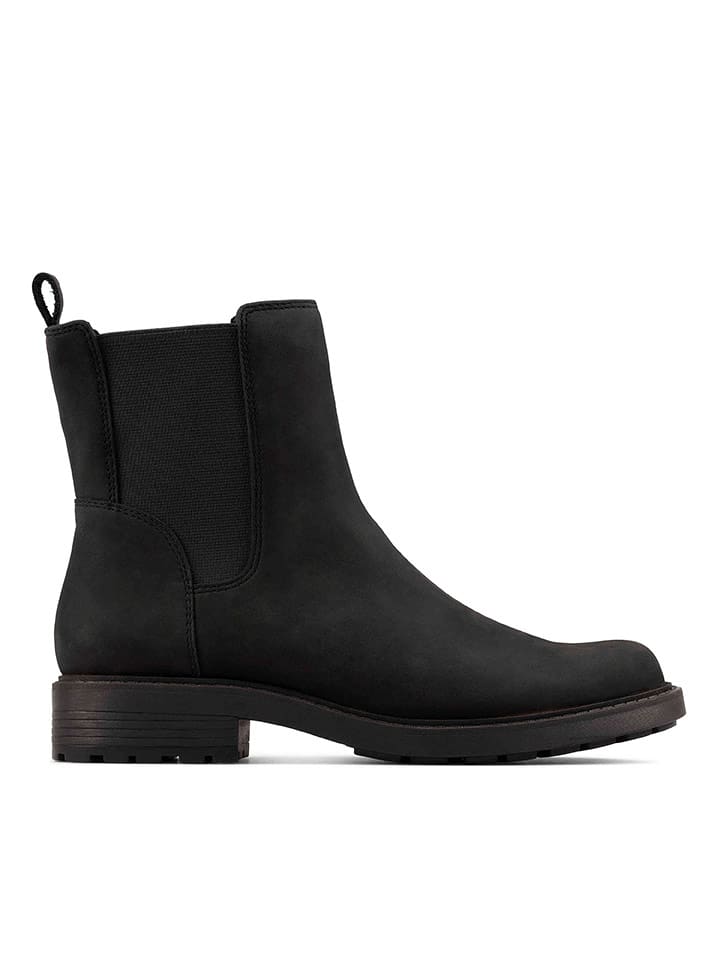 Clarks Skórzane sztyblety "Orinoco 2" w kolorze czarnym rozmiar: 38