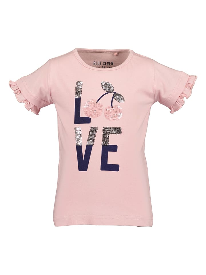 Blue Seven Koszulka w kolorze jasnoróżowym rozmiar: 104