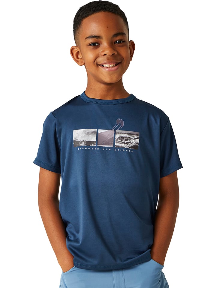 Regatta Koszulka "Alvarado VIII" w kolorze granatowym rozmiar: 116