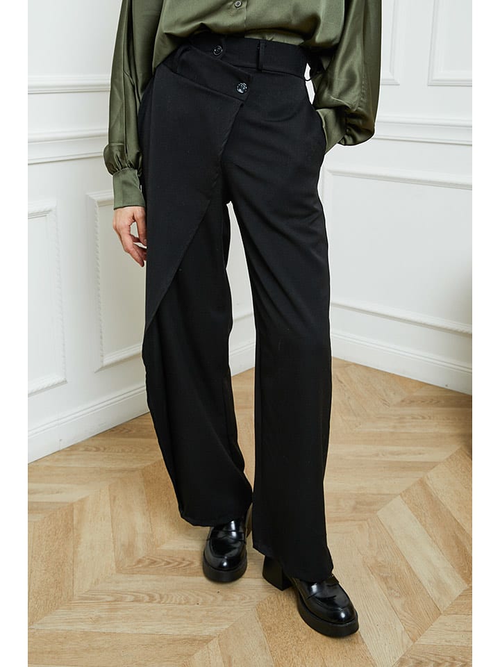 Joséfine Spodnie "Camelia" w kolorze czarnym rozmiar: S