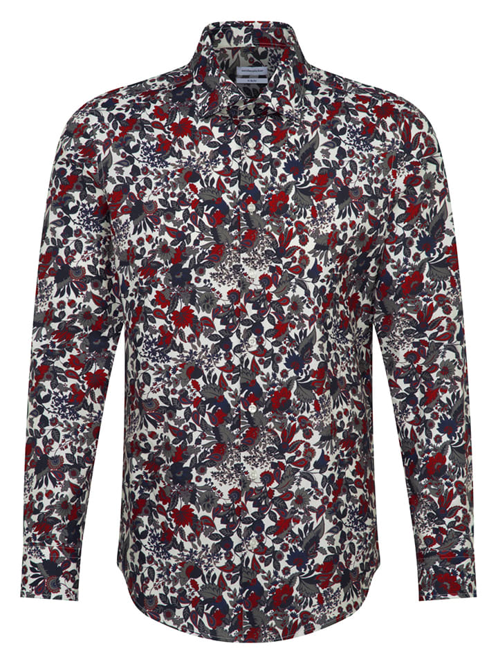 Seidensticker Koszula - Slim Fit - w kolorze czerwonym rozmiar: 37