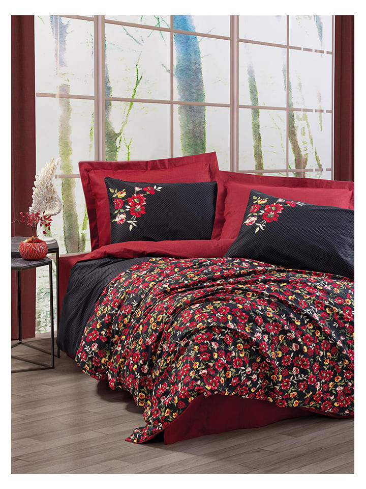 Elizabed Komplet pościeli renforcé w kolorze czerwonym rozmiar: 140x200 cm