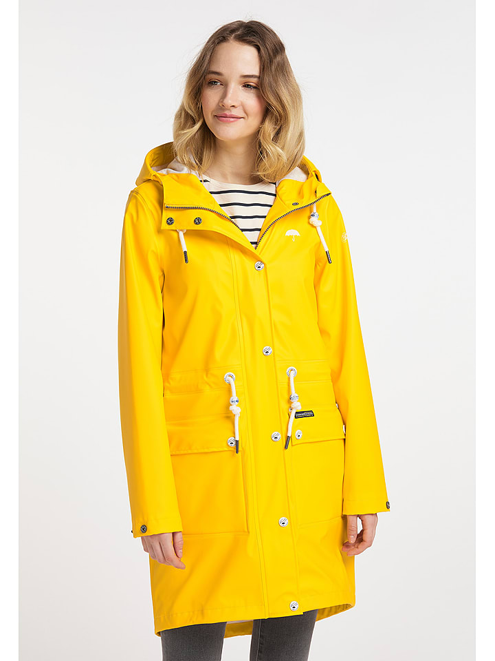 Schmuddelwedda Płaszcz przejściowy w kolorze żółtym rozmiar: XL