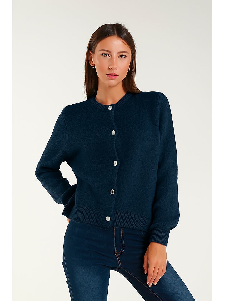 Tamba Kardigan w kolorze granatowym rozmiar: 40/42