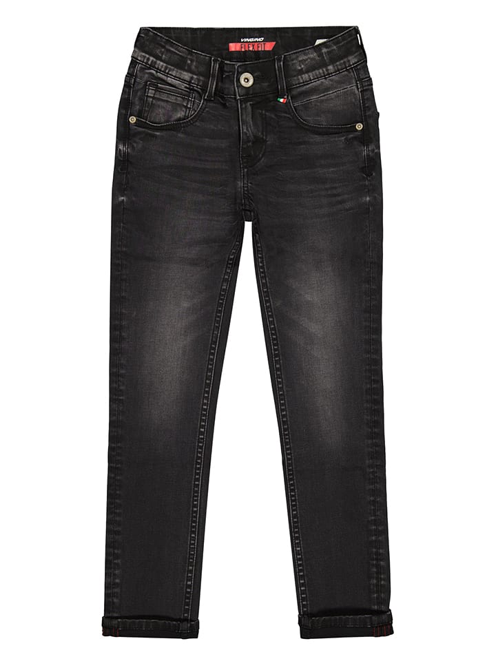 Dżinsy "Amintore" - Skinny fit - w kolorze czarnym