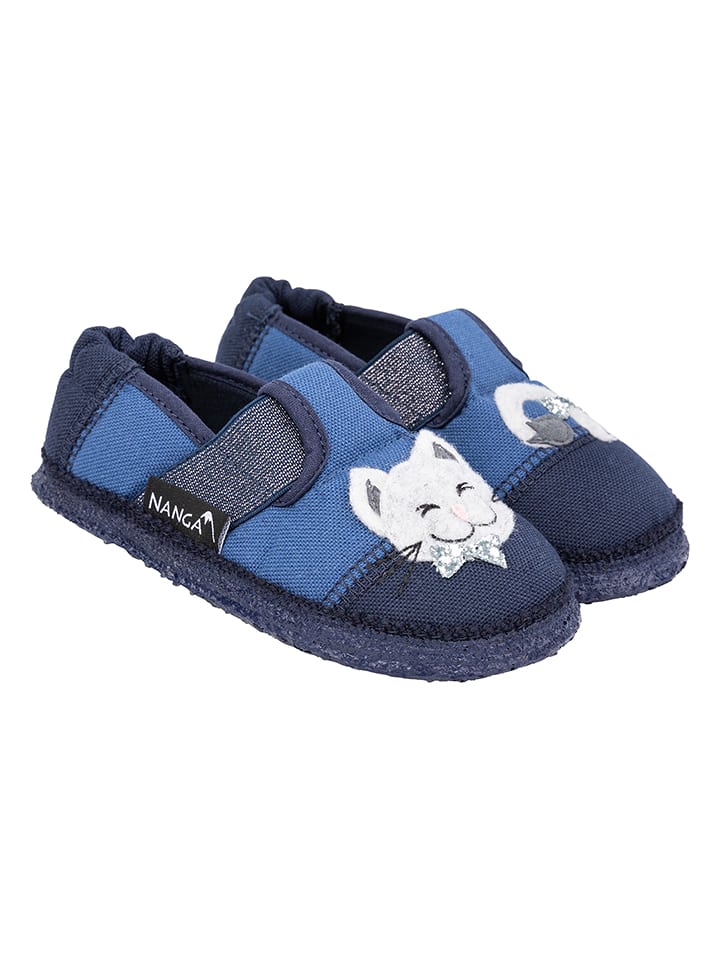 Nanga shoes Kapcie w kolorze granatowym rozmiar: 34