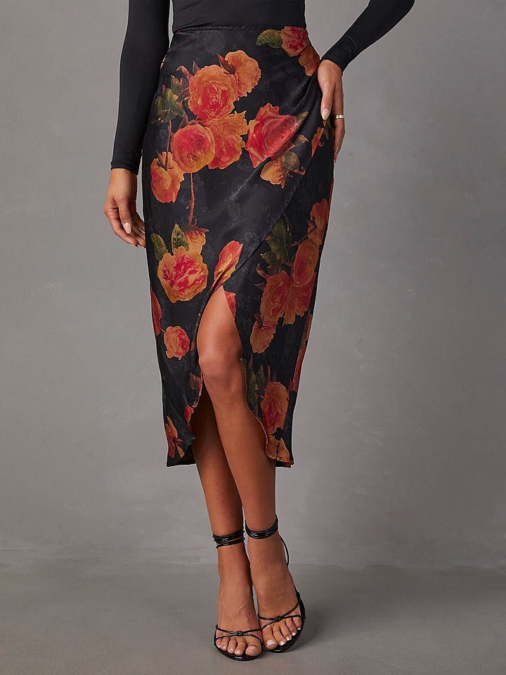 Milan Kiss Spódnica w kolorze granatowym rozmiar: S