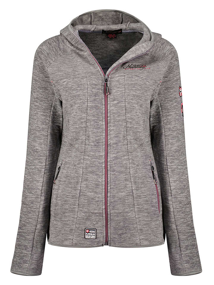 Geographical Norway Kurtka polarowa "Talweg" w kolorze szarym rozmiar: XXL