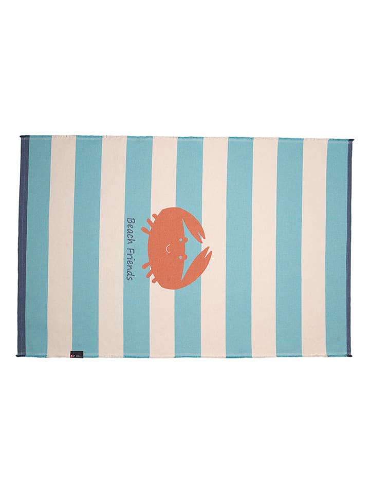 David Fussenegger Dywan w kolorze pomarańczowo-turkusowym rozmiar: 120x75 cm