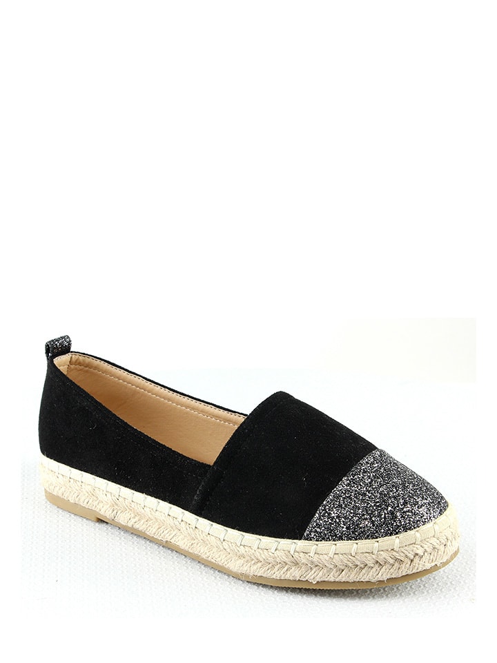 Foreverfolie Espadryle w kolorze czarnym rozmiar: 37
