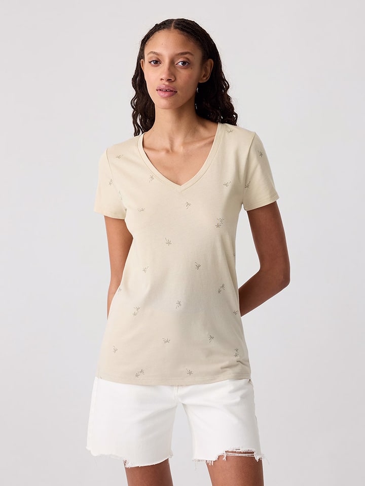 GAP Koszulka w kolorze beżowym rozmiar: L