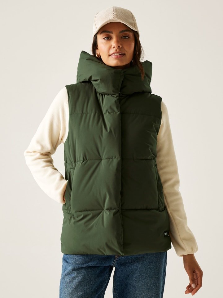 Regatta Kamizelka pikowana "Kelse" w kolorze khaki rozmiar: 36