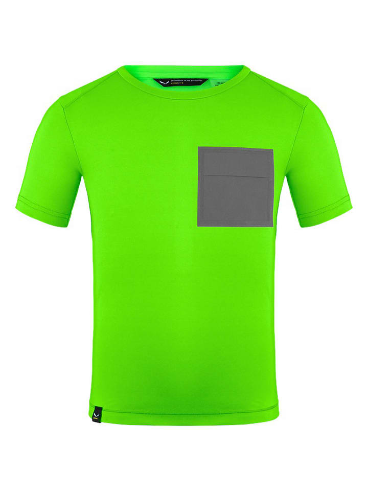 Salewa Koszulka funkcyjna "Pedroc" w kolorze zielonym rozmiar: 104