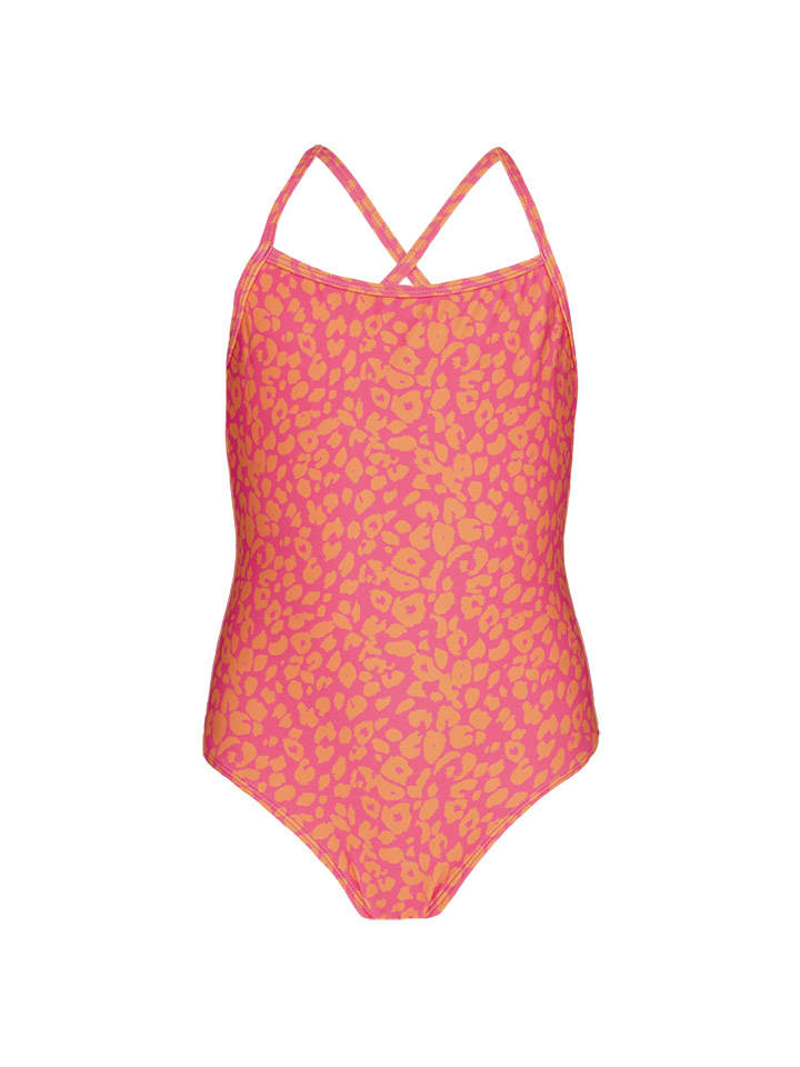 Barts Strój kąpielowy "Delia" w kolorze pomarańczowo-różowym rozmiar: 128