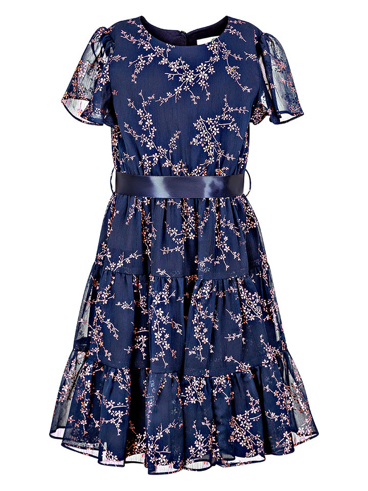 happy girls by Eisend Sukienka w kolorze granatowym rozmiar: 164