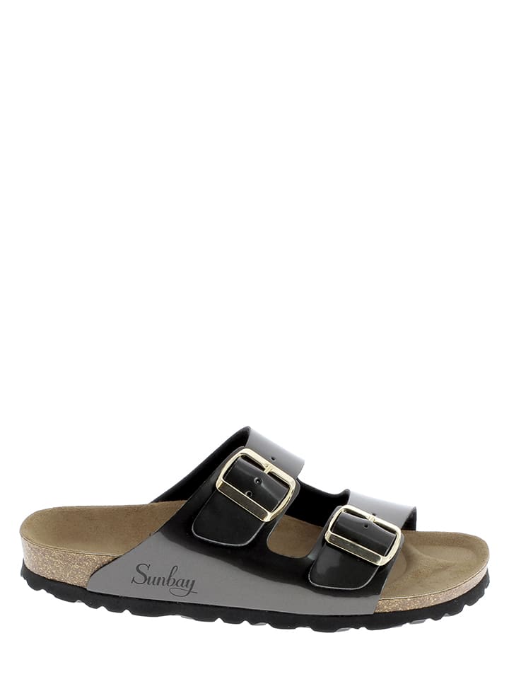 Sunbay Klapki "Trefle" w kolorze czarnym rozmiar: 42