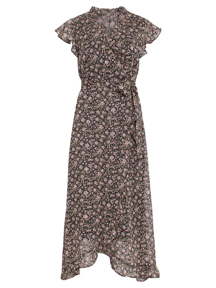 Sukienka w kolorze czarno-jasnoróżowym