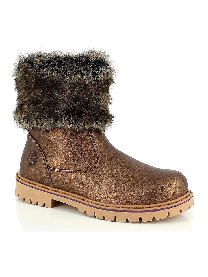 Kimberfeel Kozaki zimowe "Rosa" w kolorze jasnobrązowym rozmiar: 31