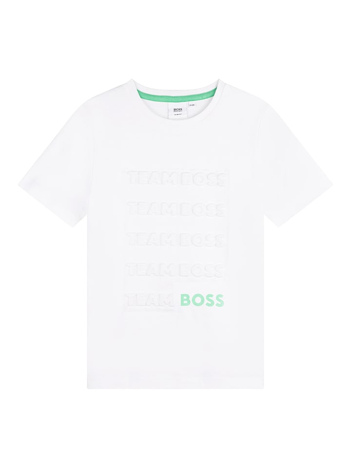 Hugo Boss Kids Koszulka w kolorze białym rozmiar: 164