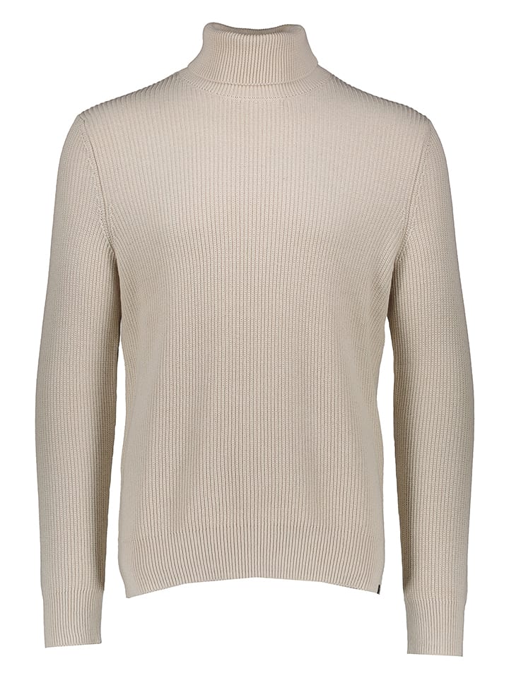 Golf w kolorze beżowym