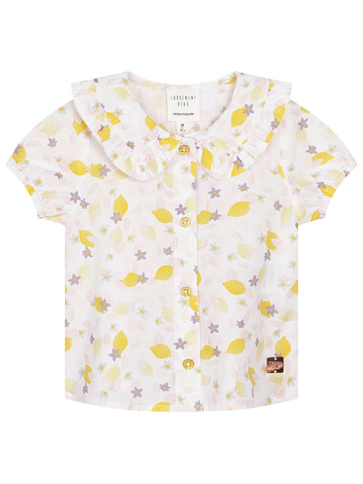 Carrément beau Bluzka w kolorze biało-żółtym rozmiar: 104