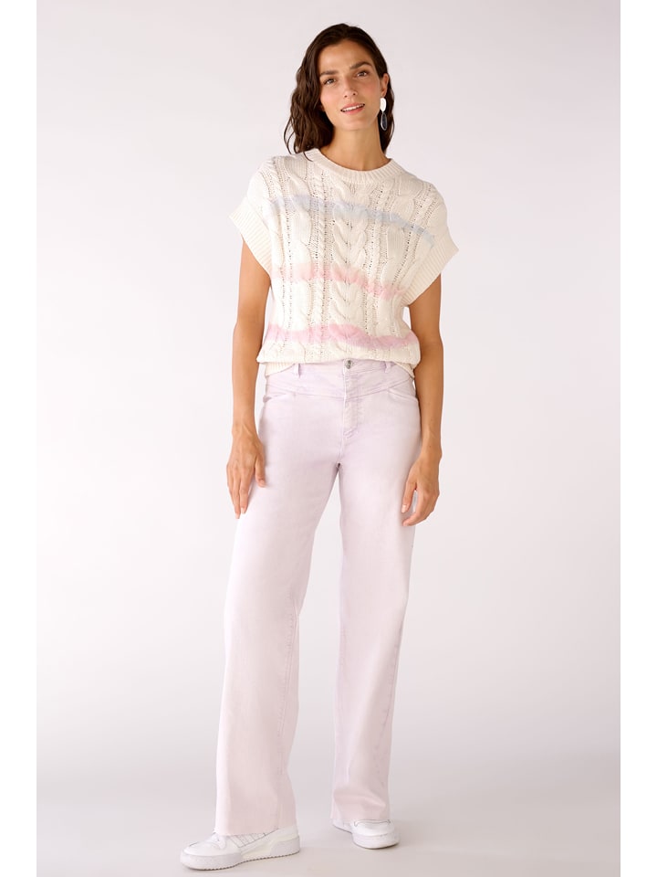 Oui Bezrękawnik w kolorze kremowym rozmiar: 38