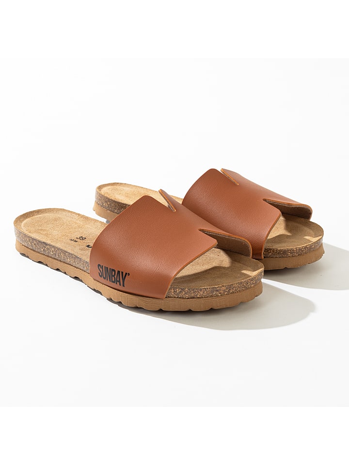 Sunbay Klapki "Djeelia" w kolorze jasnobrązowym rozmiar: 38