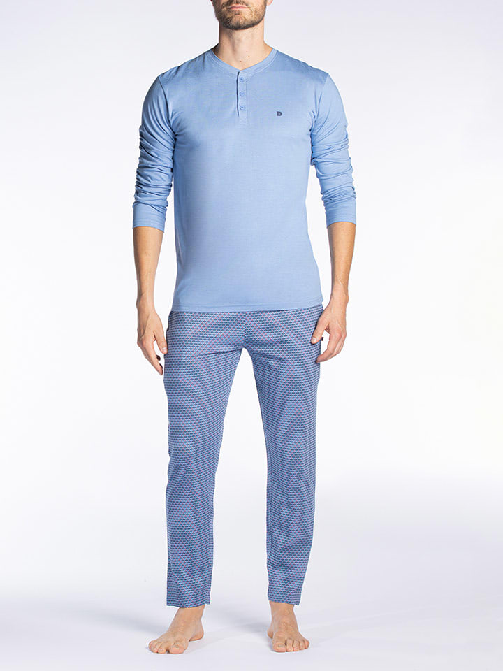 Daniel Hechter Piżama w kolorze błękitnym rozmiar: XL