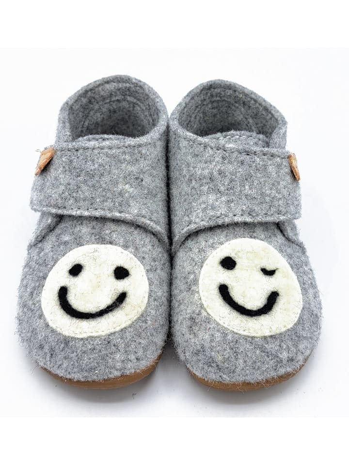 Living Kitzbühel Kapcie w kolorze szarym rozmiar: 28