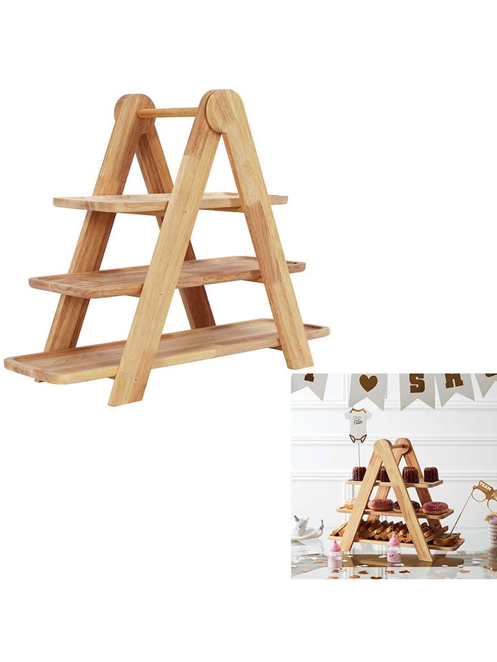 The Concept Factory Półka w kolorze jasnobrązowym do serwowania - 45,7 x 37,5 x 14 cm rozmiar: onesize