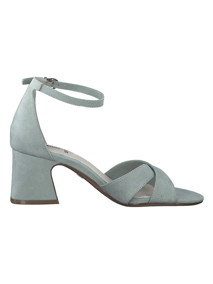 s.Oliver Sandały w kolorze zielonym na obcasie rozmiar: 39