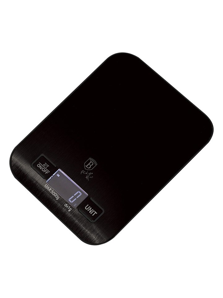 Berlinger Haus Waga kuchenna w kolorze czarnym - 18 x 14 cm rozmiar: onesize