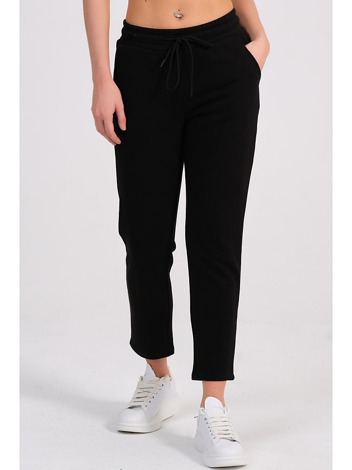 Spodnie dresowe "Dio" w kolorze czarnym