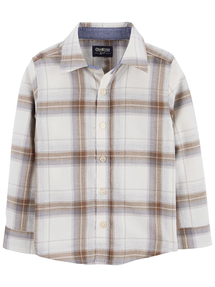OshKosh Koszula w kolorze kremowym rozmiar: 92
