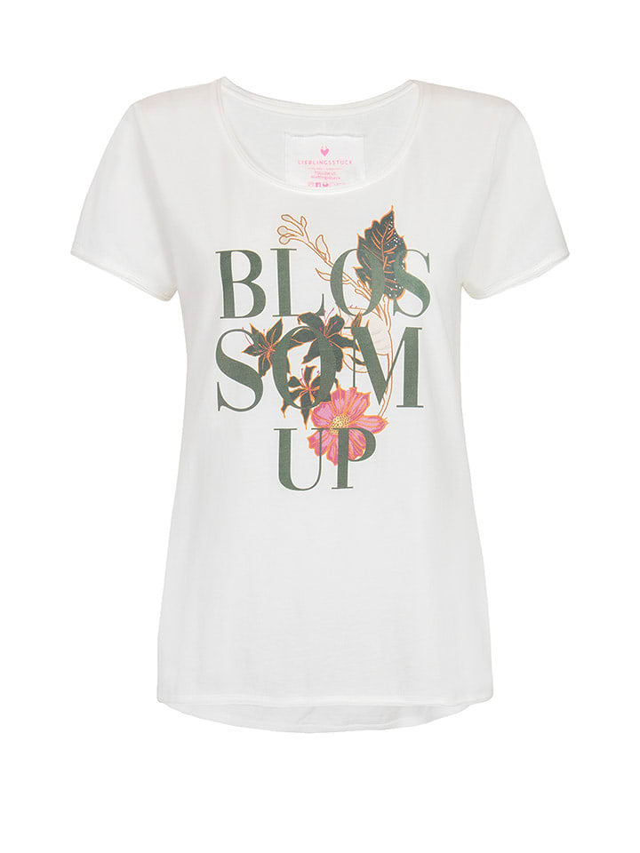 LIEBLINGSSTÜCK Koszulka "Cia" w kolorze białym rozmiar: XL