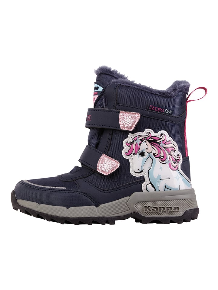 Kappa Botki zimowe w kolorze granatowym rozmiar: 34