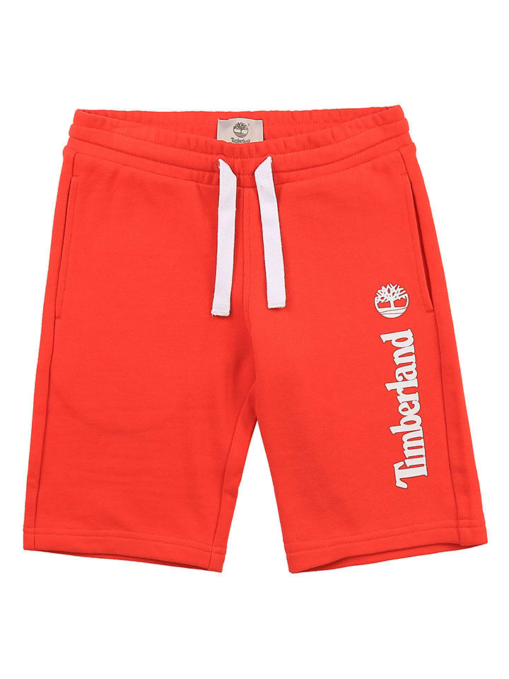 Bermudy w kolorze czerwonym