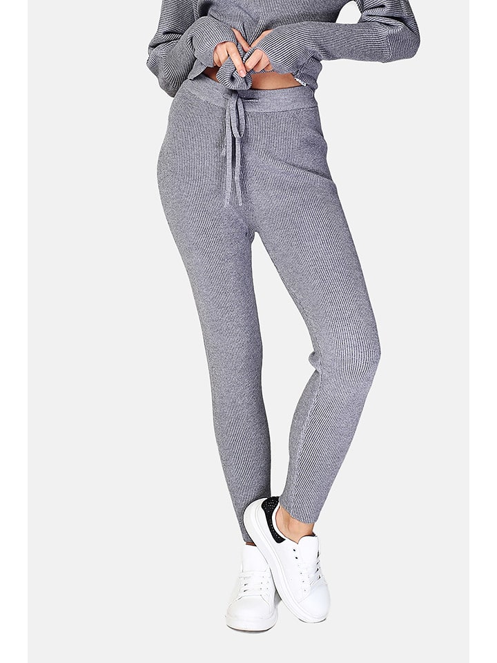 C& Jo Spodnie w kolorze szarym rozmiar: 36