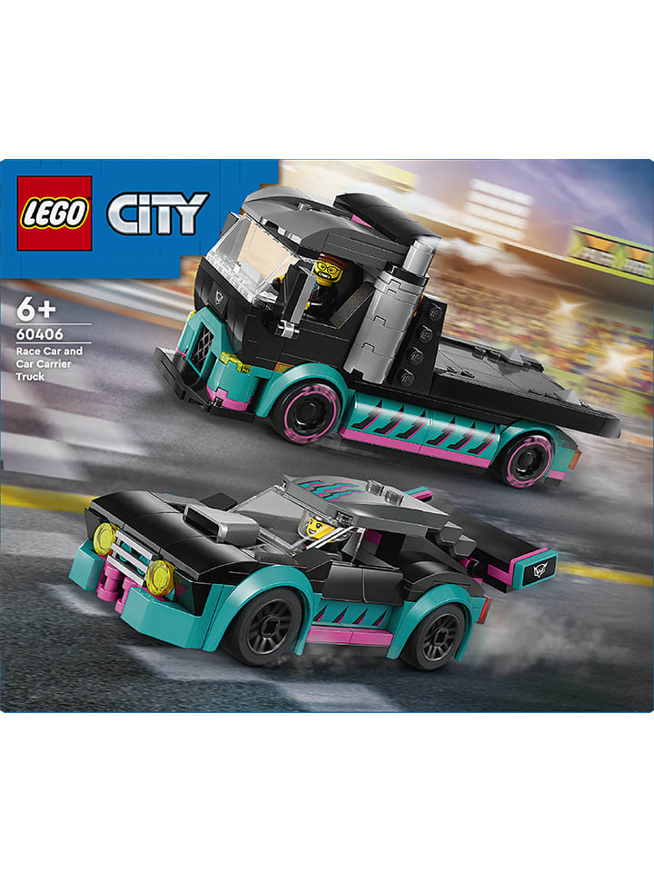 LEGO LEGO® City 60406 Car transporter with racing car - 6+ rozmiar: onesize