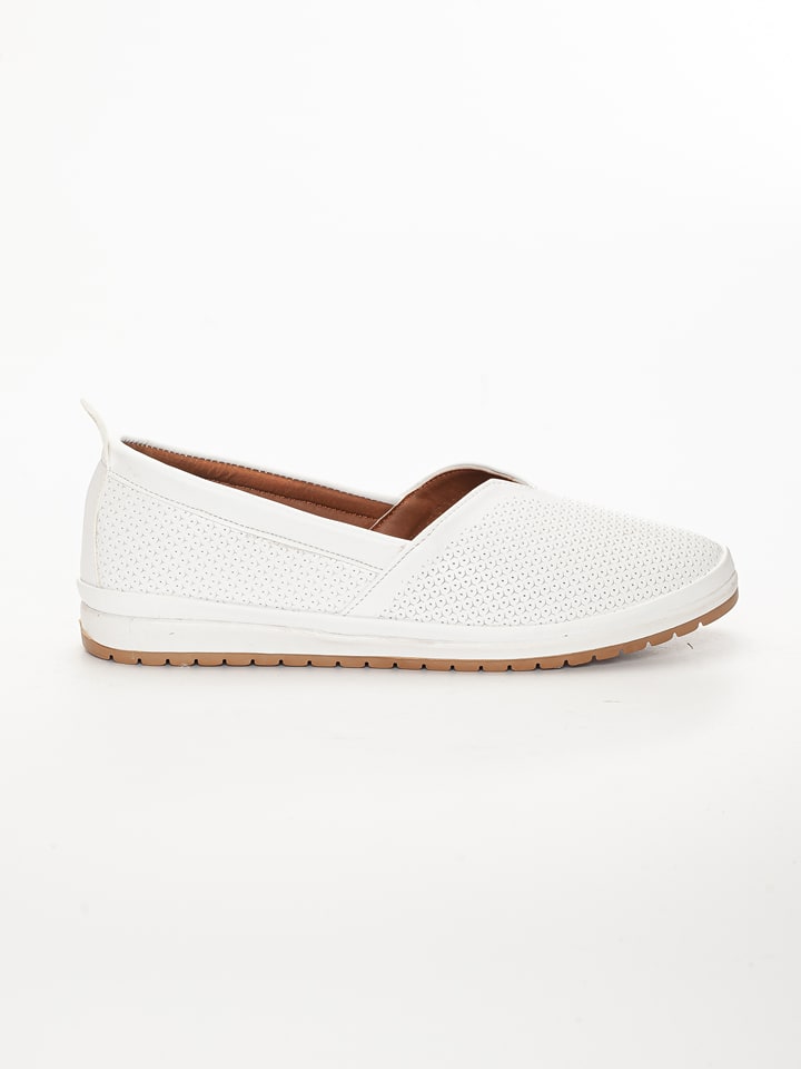 Slippersy w kolorze białym