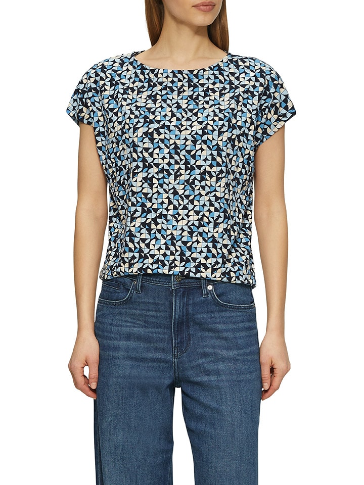 s.Oliver Koszulka w kolorze granatowo-niebieskim rozmiar: 40