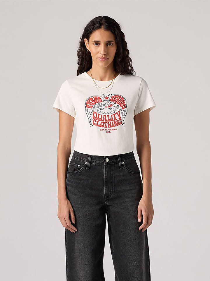 Levi's Koszulka w kolorze kremowym rozmiar: S