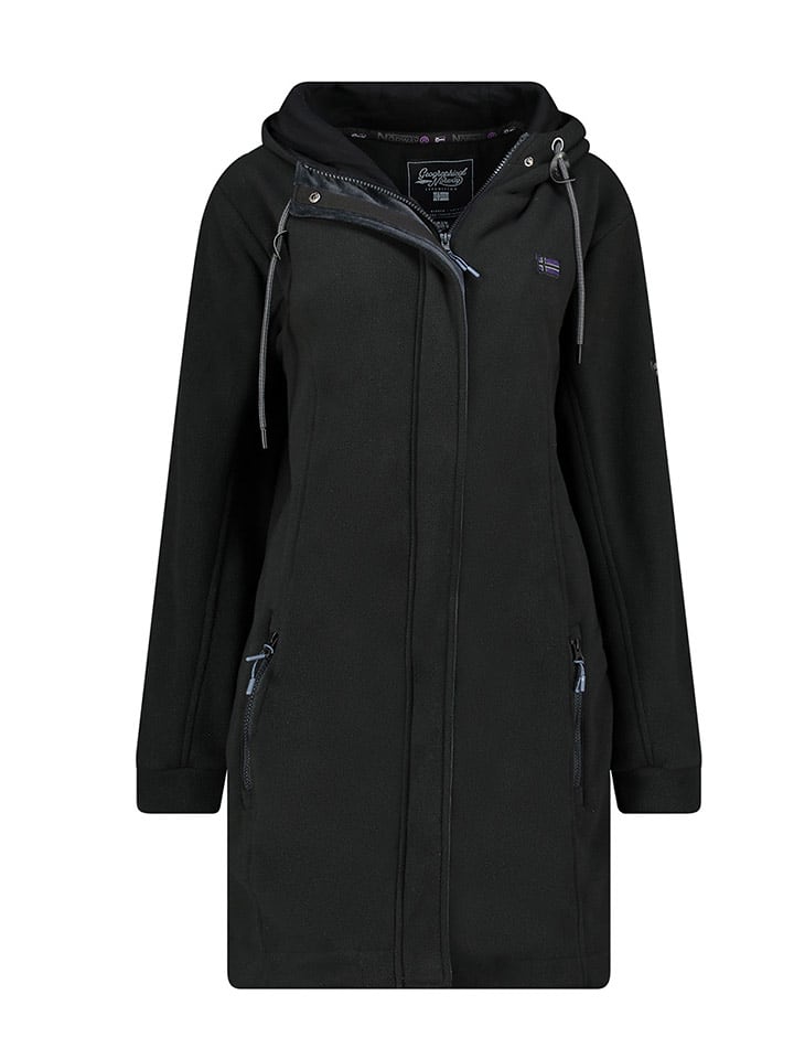 Geographical Norway Płaszcz polarowy "Timothe" w kolorze czarnym rozmiar: L