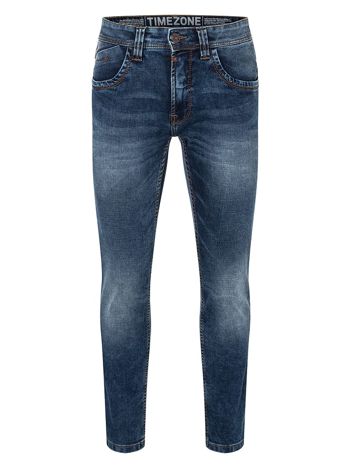 Timezone Dżinsy "Costello" - Slim fit - w kolorze niebieskim rozmiar: W31/L34