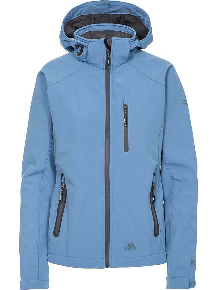 Trespass Kurtka softshellowa "Bela II" w kolorze błękitnym rozmiar: M