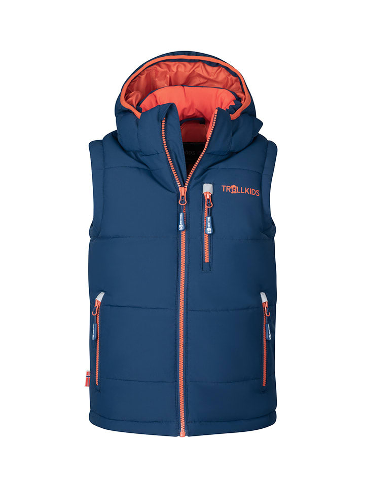 Trollkids Kamizelka funkcyjna "Narvik XT" w kolorze granatowym rozmiar: 116